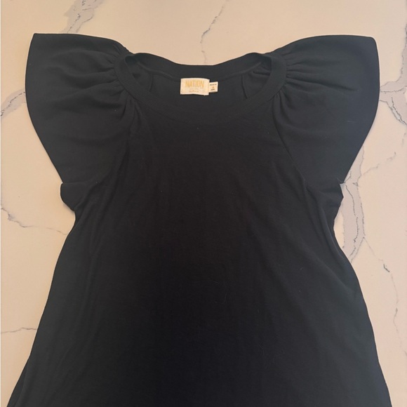 Nation LTD Black Cap Sleeve Blouse - Picture 3 of 6